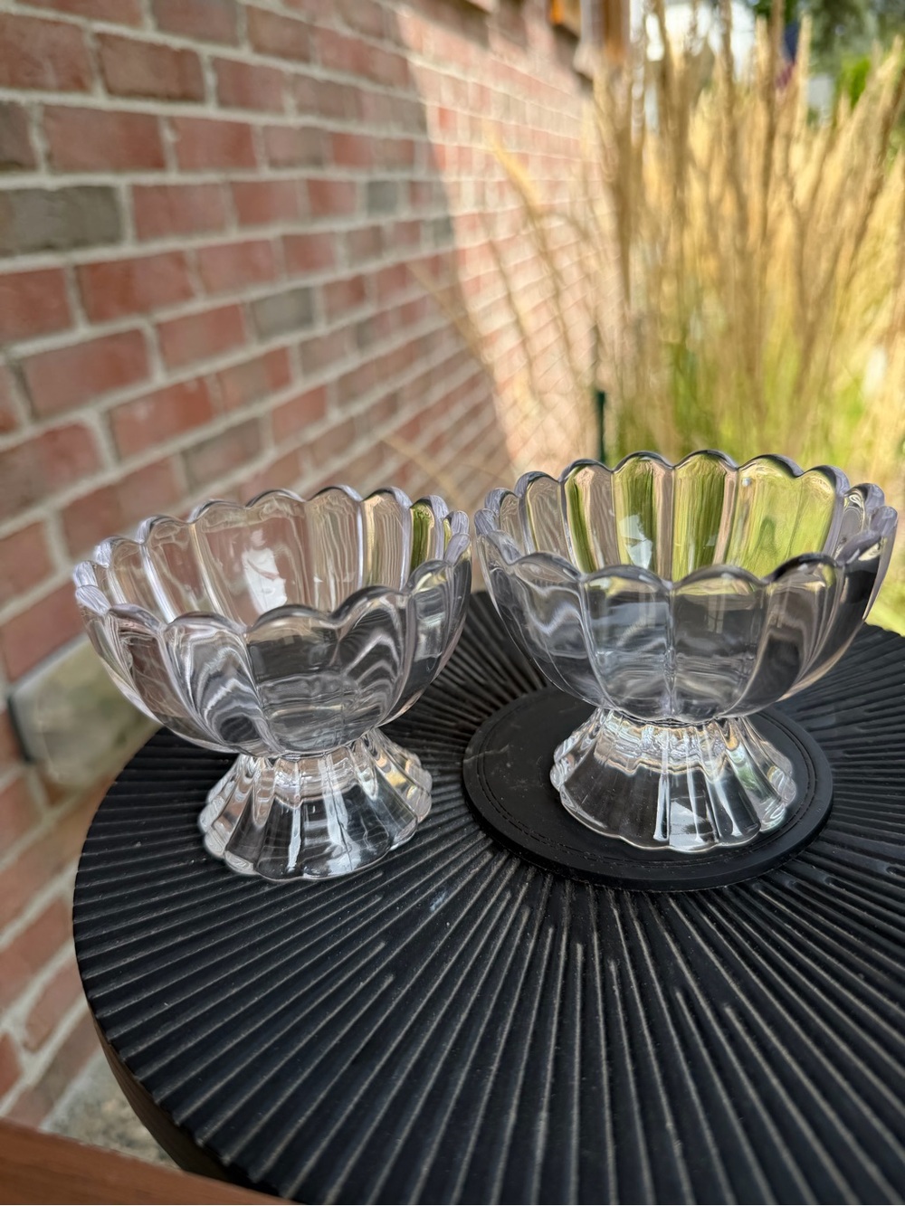 Mikasa Odyssey Bon Bon Footed Dish Set of 2
